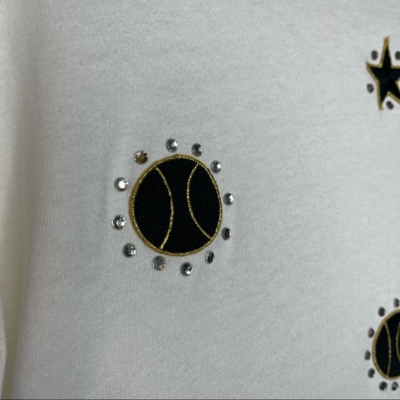 Vintage Single Stitch Tennis Embroidered T-Shirt Unisex Size Large - Picture 7 of 10